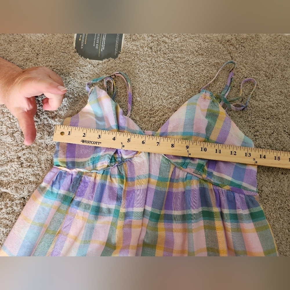 Wild Fable Pastel Plaid Breezy Sun Dress - Picture 7 of 12